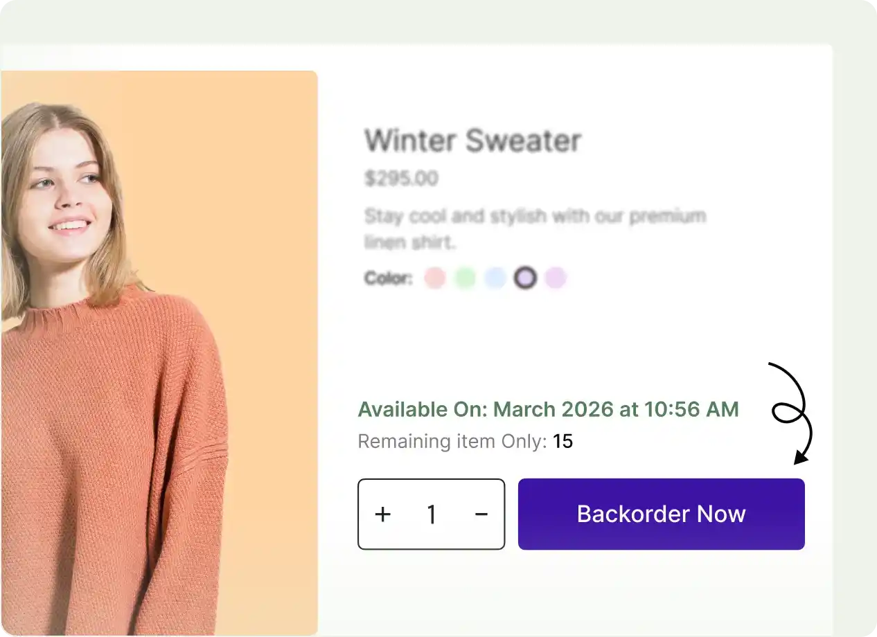 WooCommerce Backorder