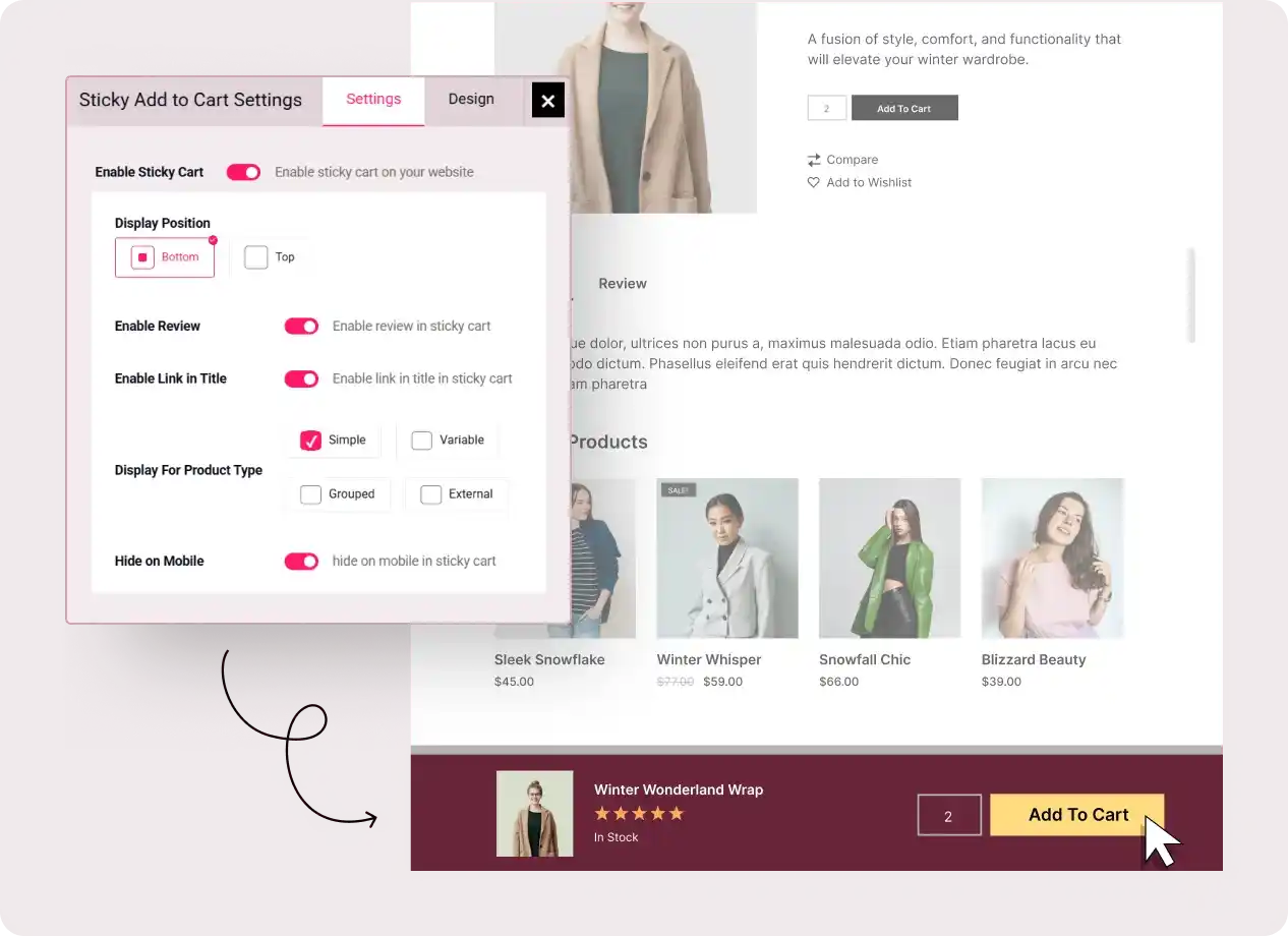 WooCommerce Sticky Add to Cart