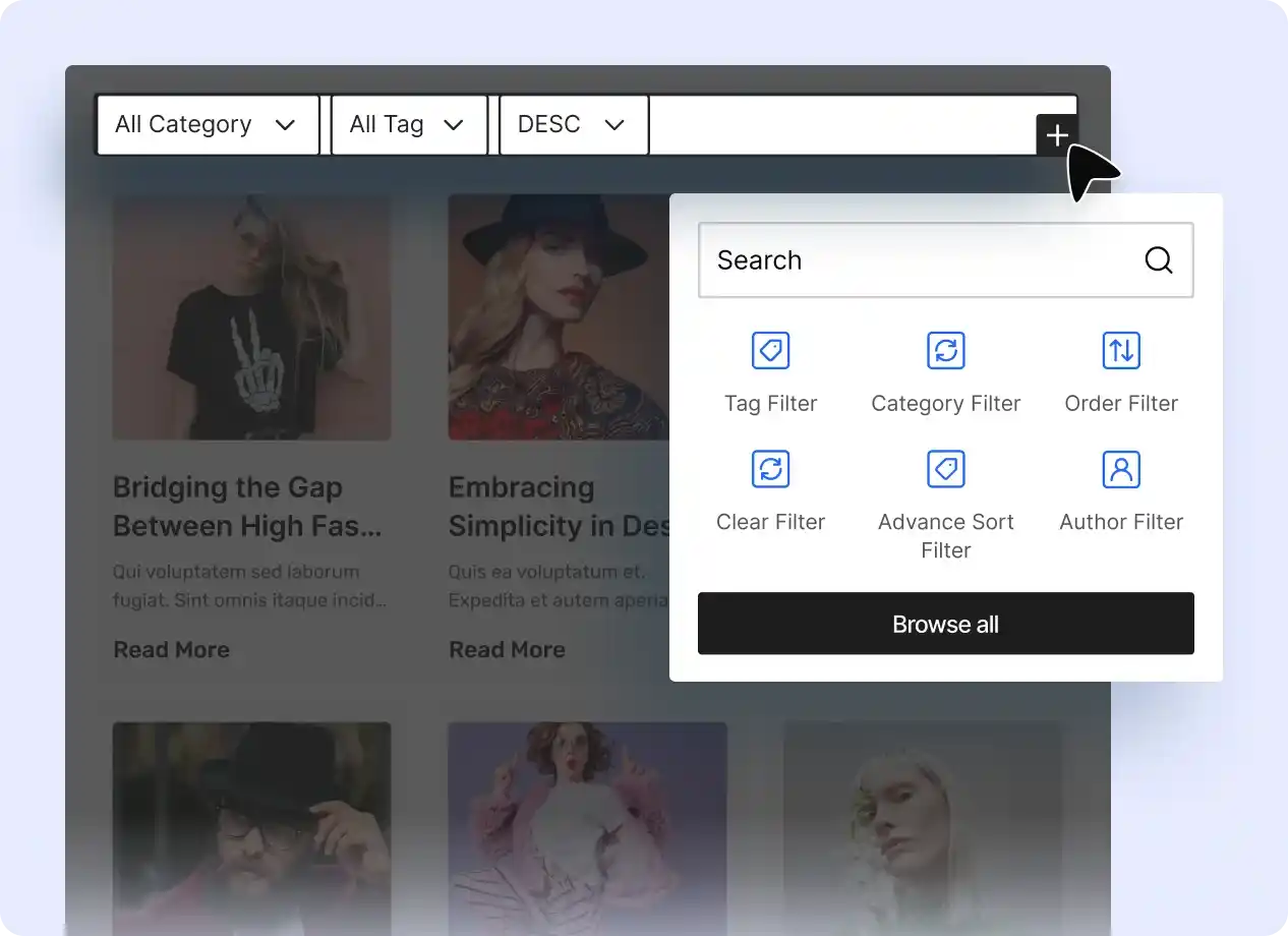 WordPress Posts Filter