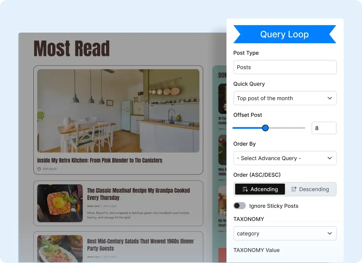 Advanced Query Builder for WordPress