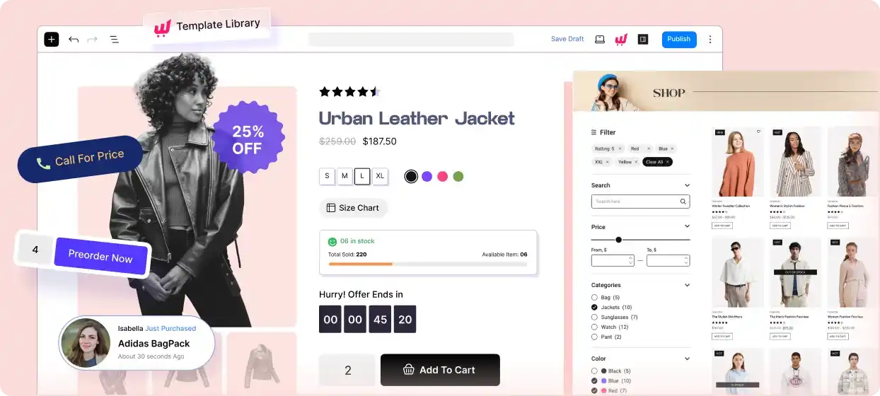 WowStore - All in One WooCommerce Page Builder