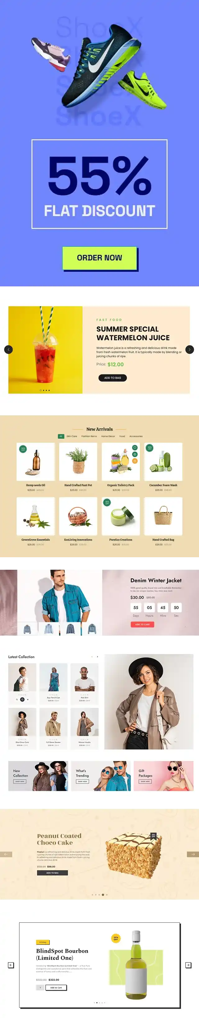 Premade Patterns for WooCommerce