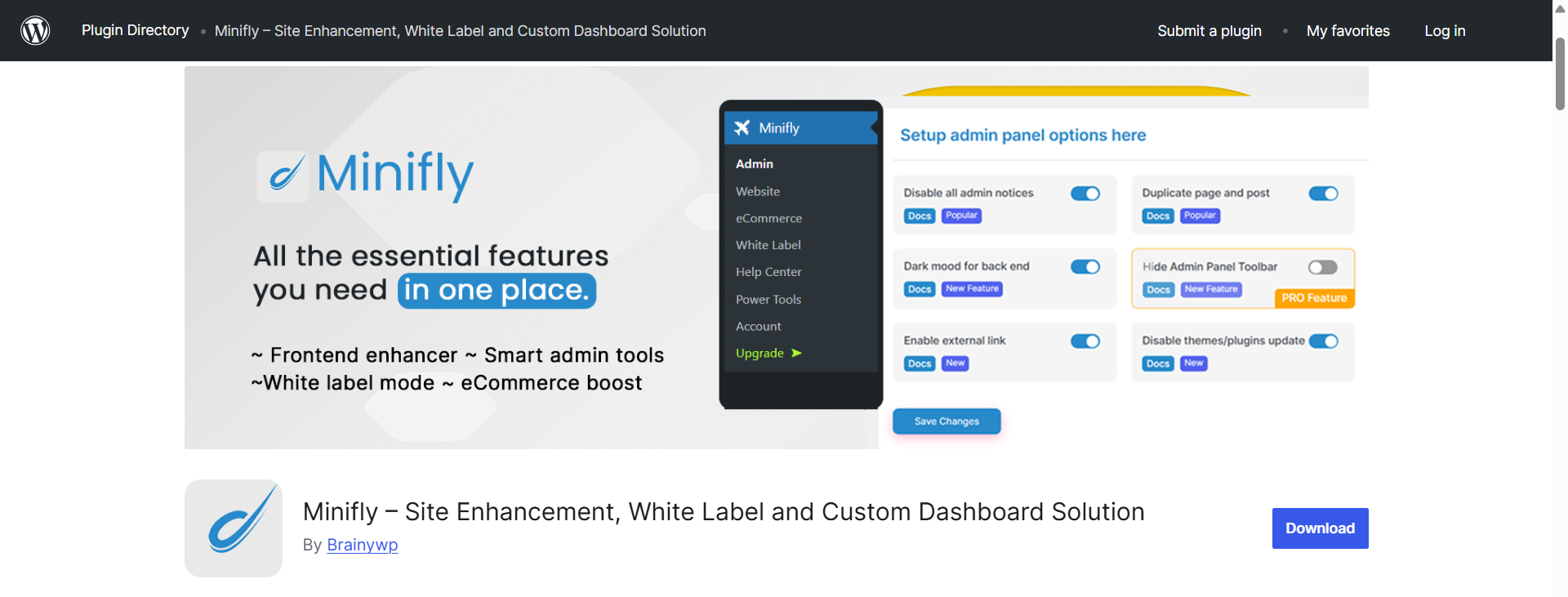 Minifly plugin
