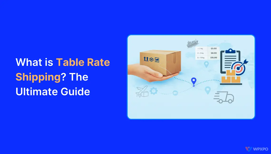 What is Table Rate Shipping