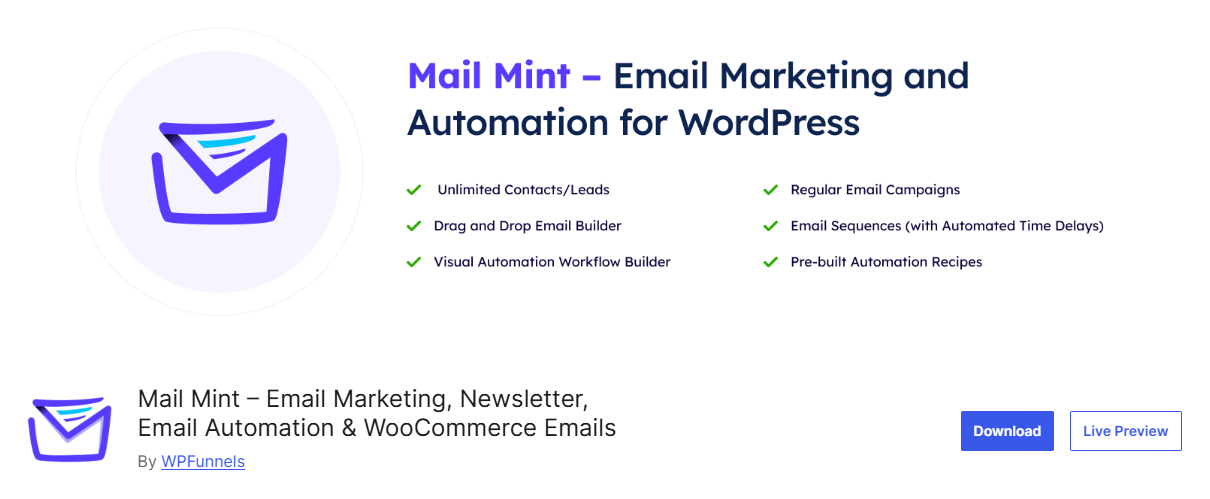 Mail Mint plugin