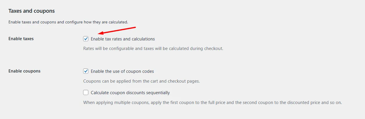 Configuring Tax Options in WooCommerce