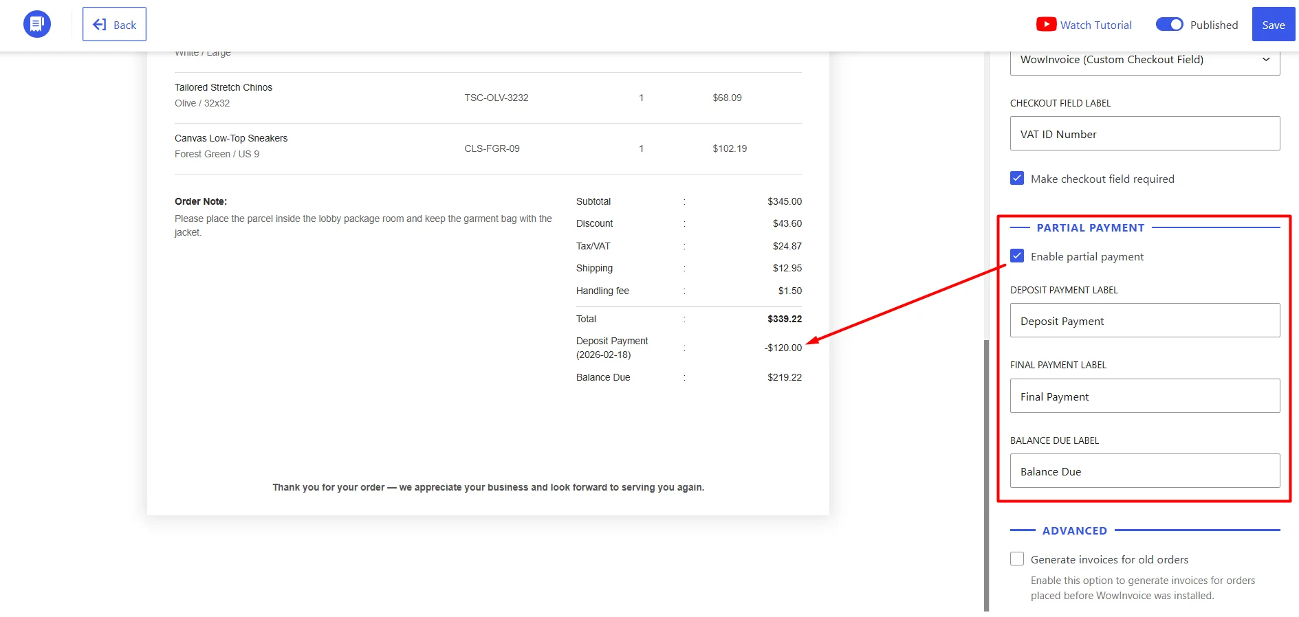 Invoice