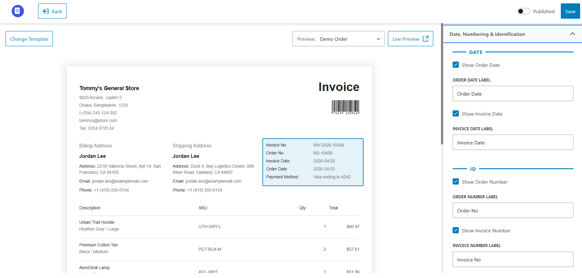 Invoice