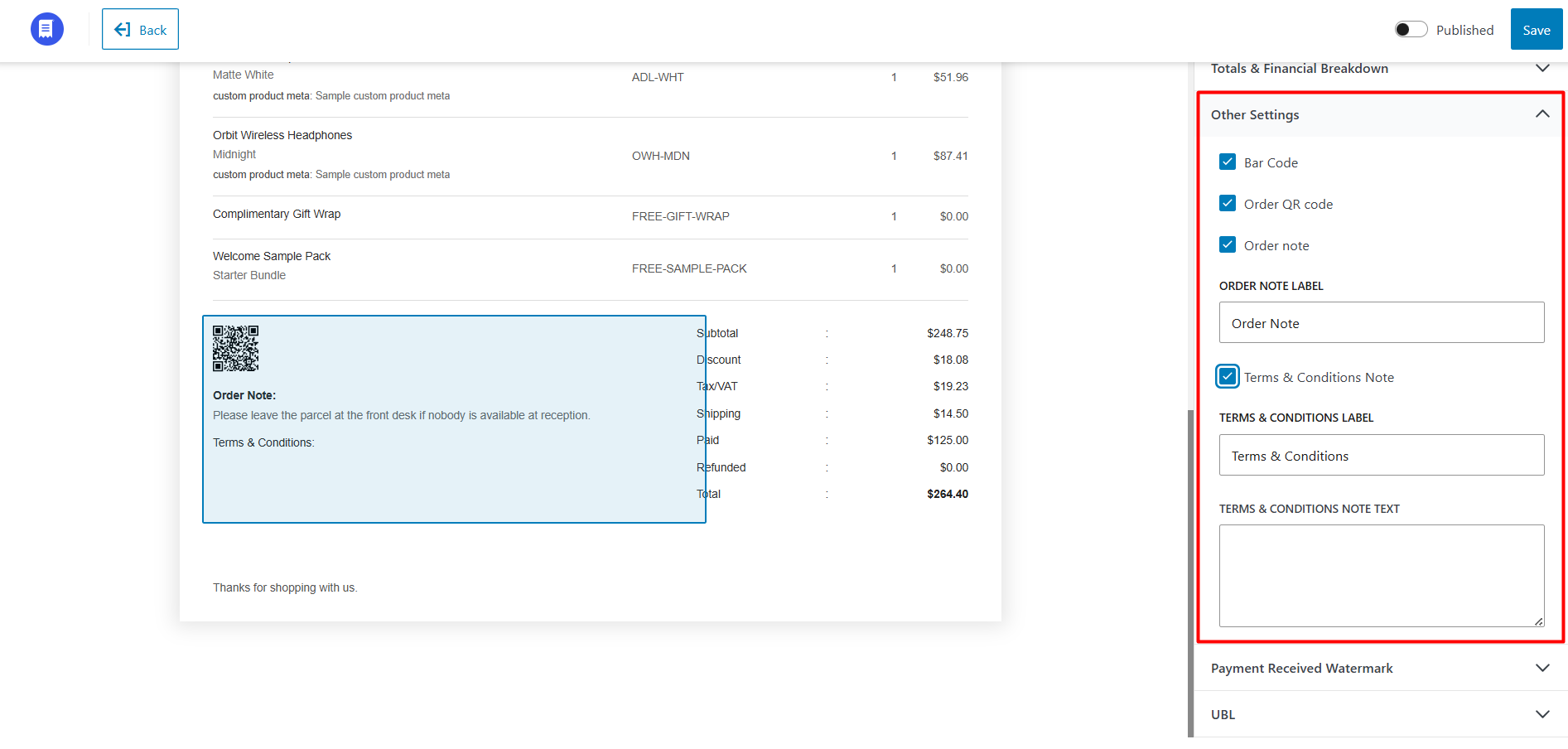 Invoice