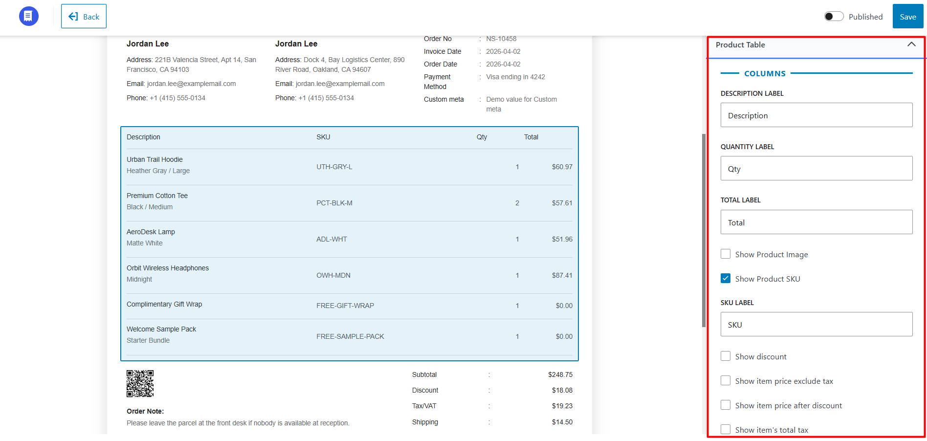 Invoice
