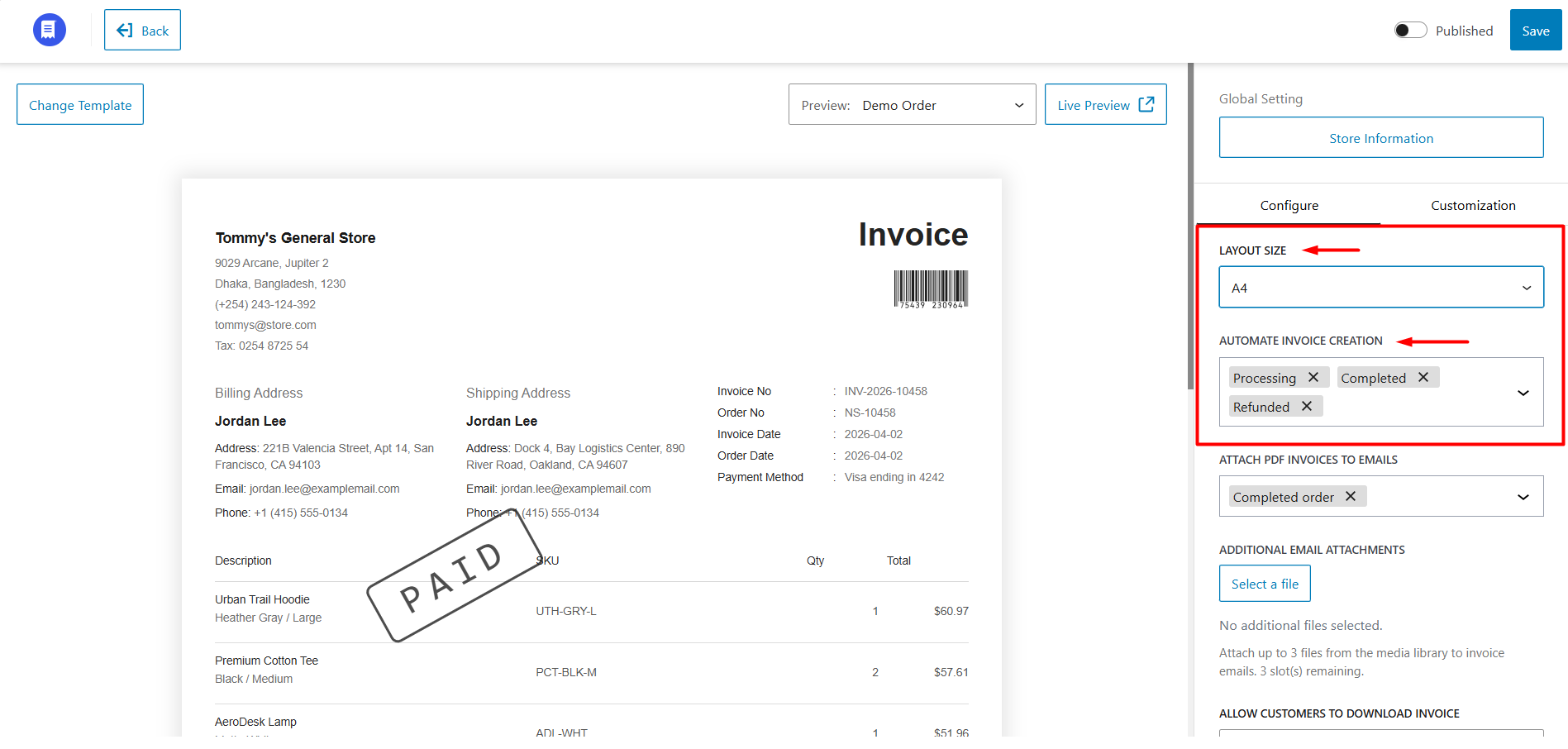 Invoice