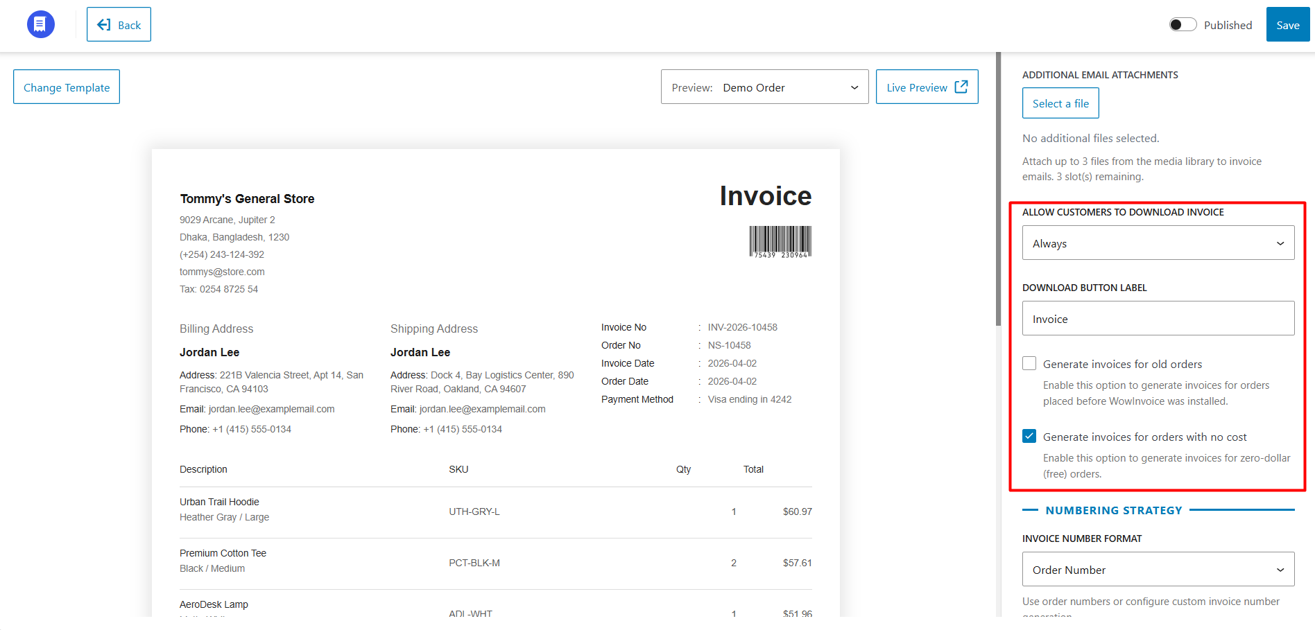 Invoice