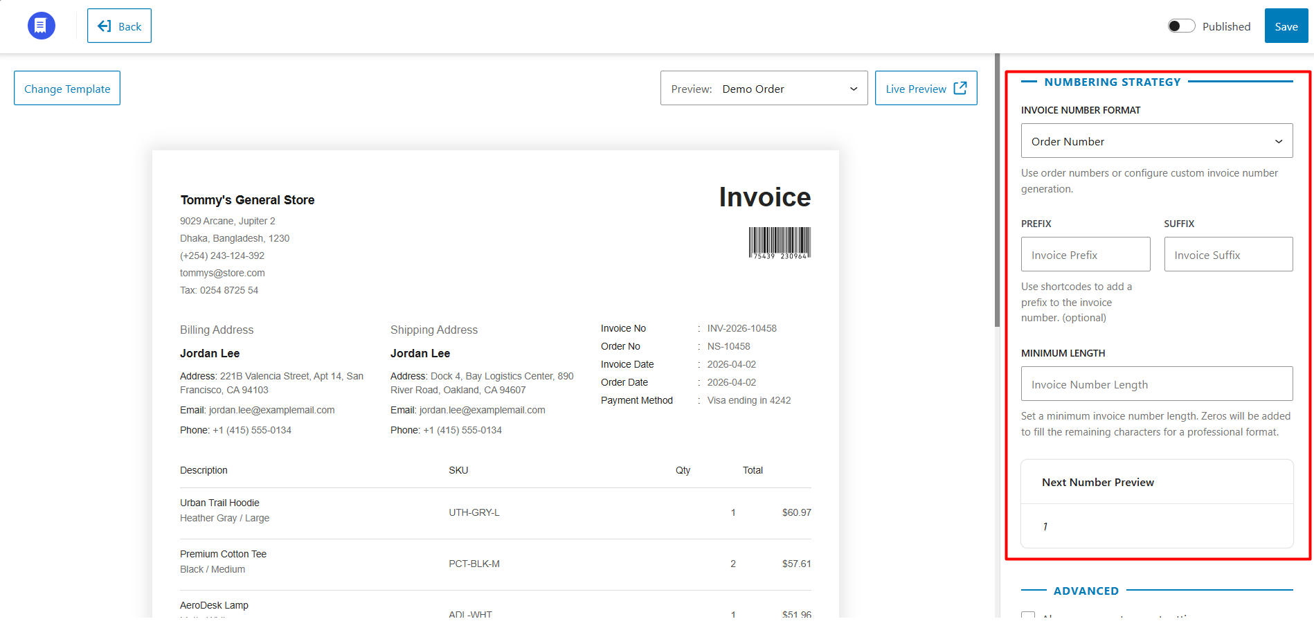 Invoice