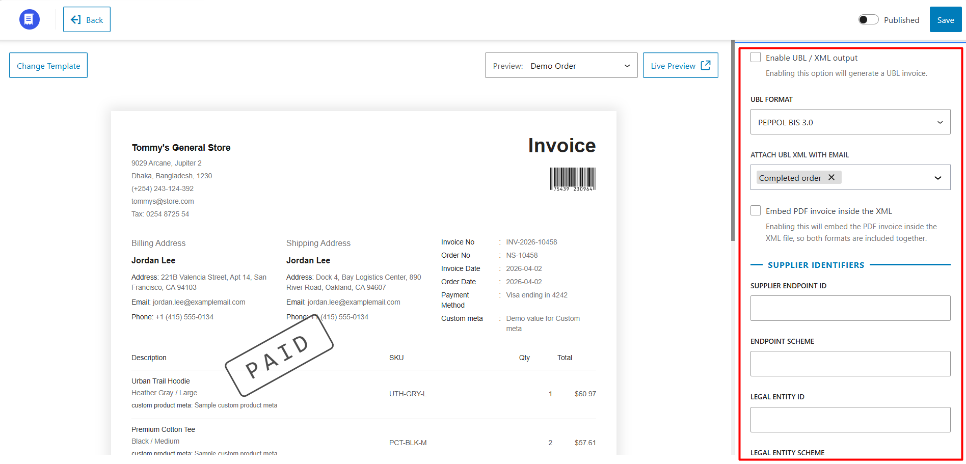 Invoice
