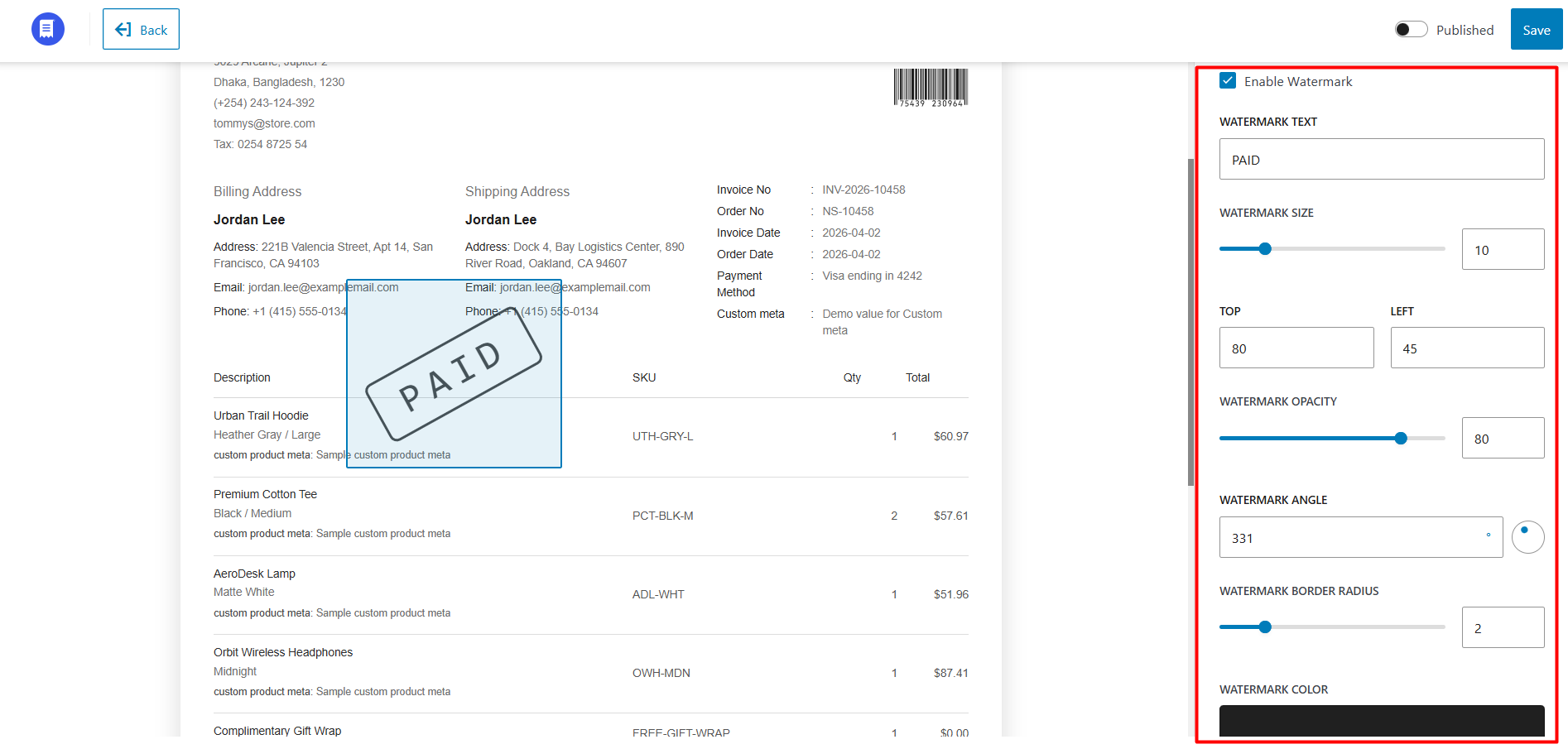 Invoice