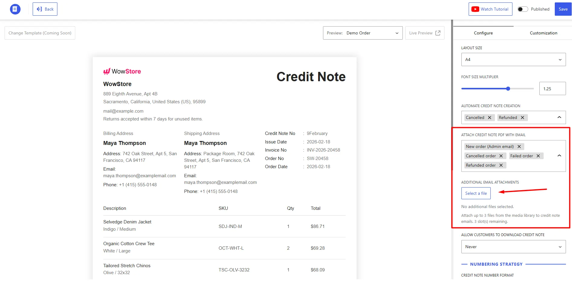 How to Create and Customise Credit Notes in WooCommerce