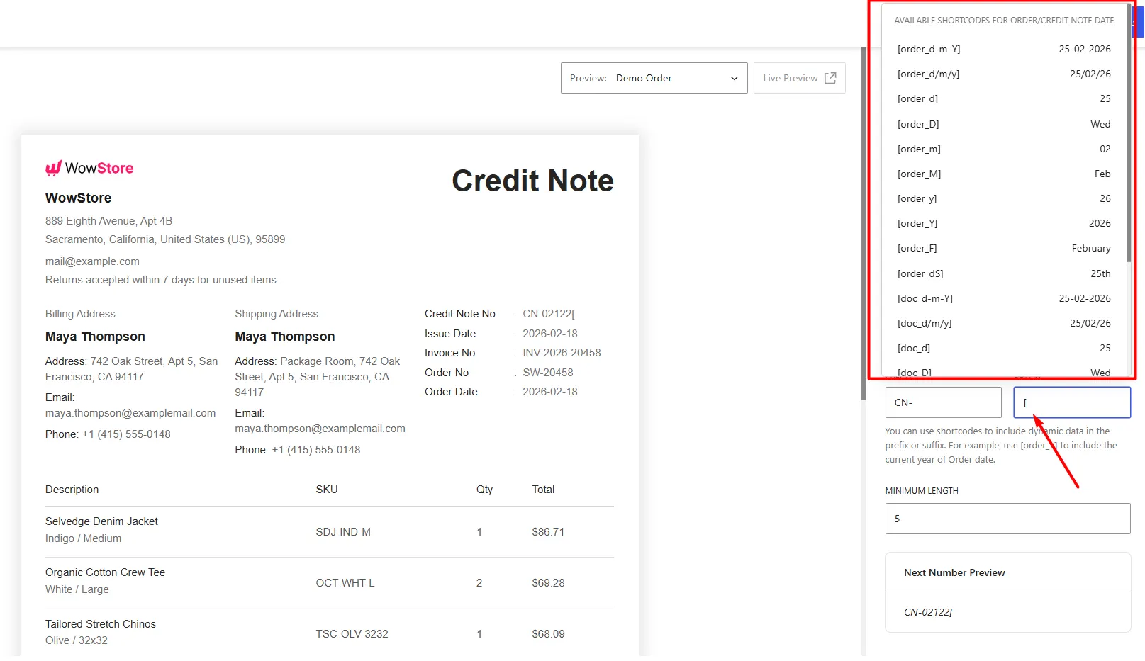 How to Create and Customise Credit Notes in WooCommerce