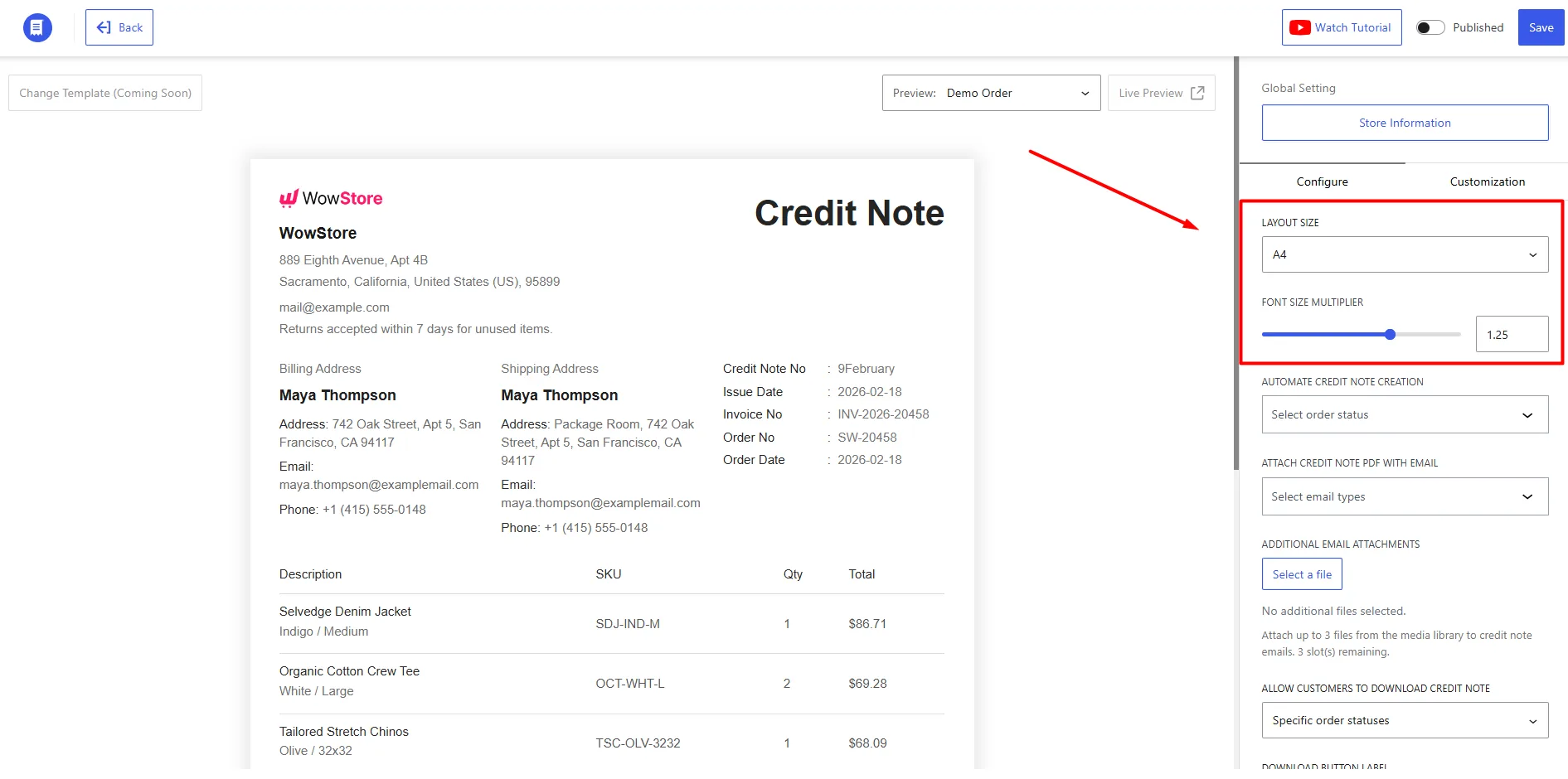 How to Create and Customise Credit Notes in WooCommerce