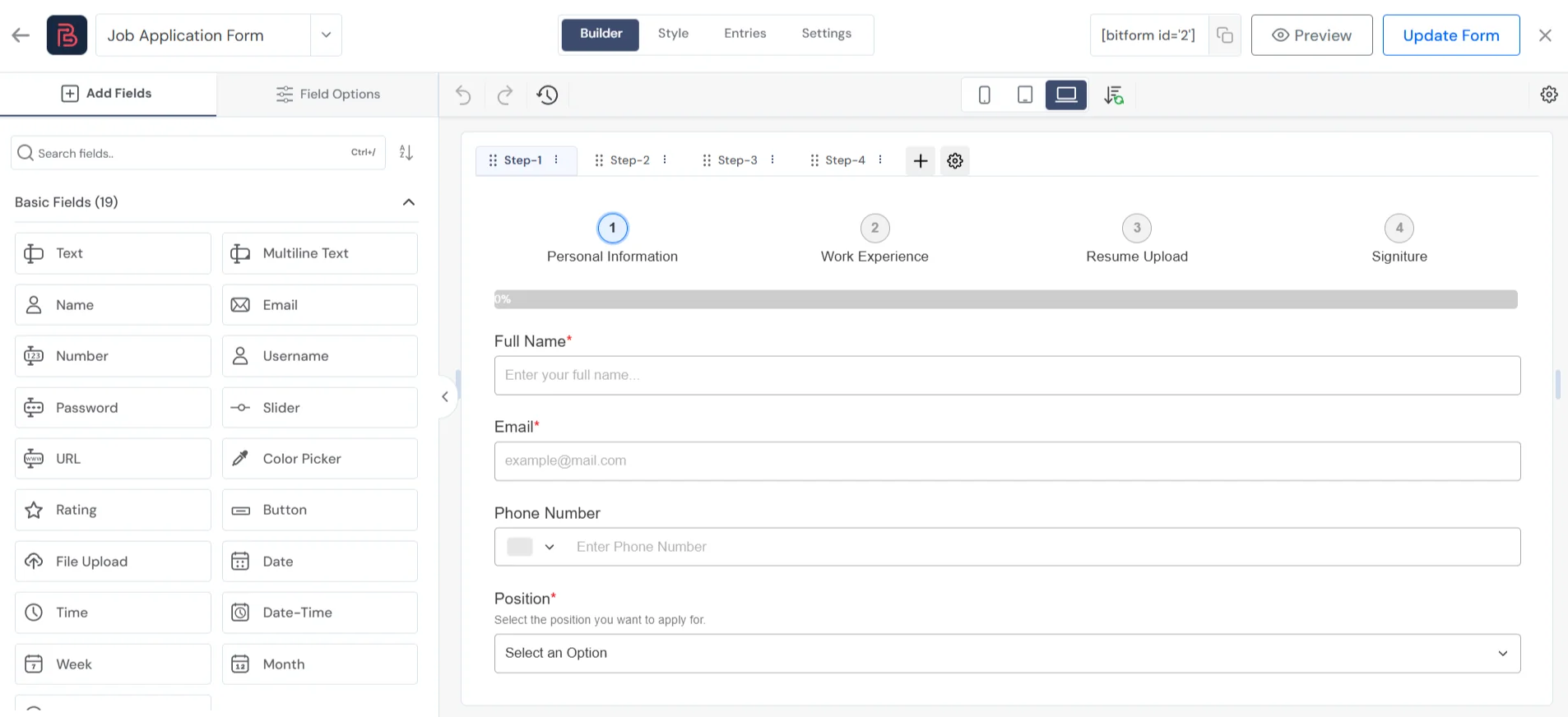 Bit Form plugin