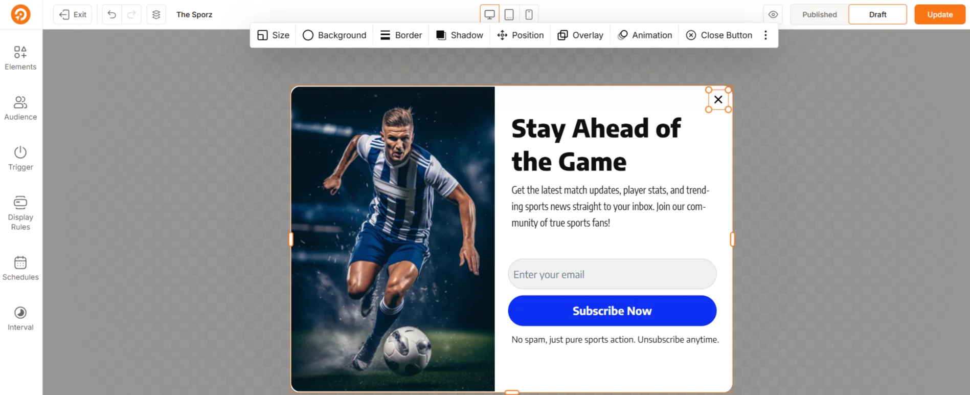 WowOptin plugin
