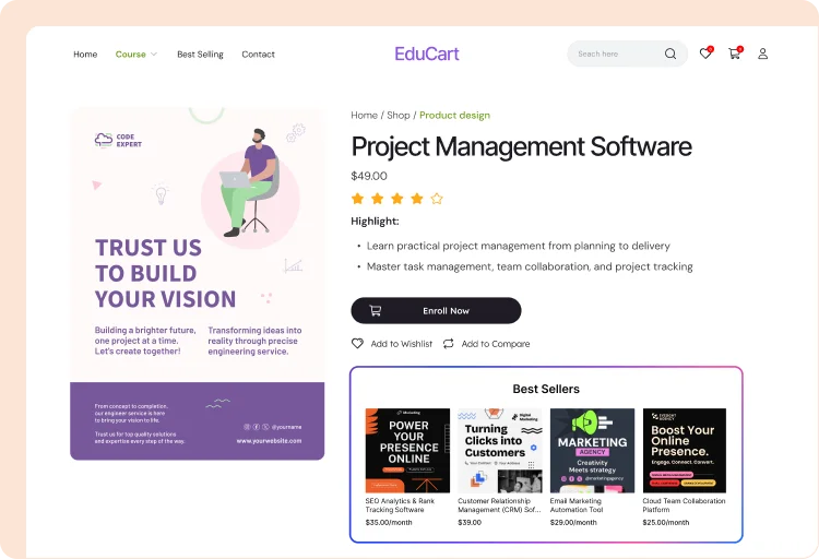 Banner image showing Digital Products & Software stores recommendations