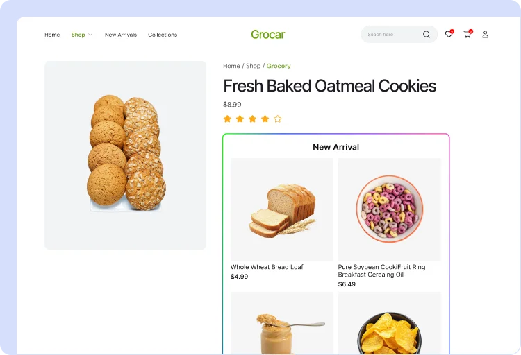 Banner image showing Grocery & Food Stores recommendations