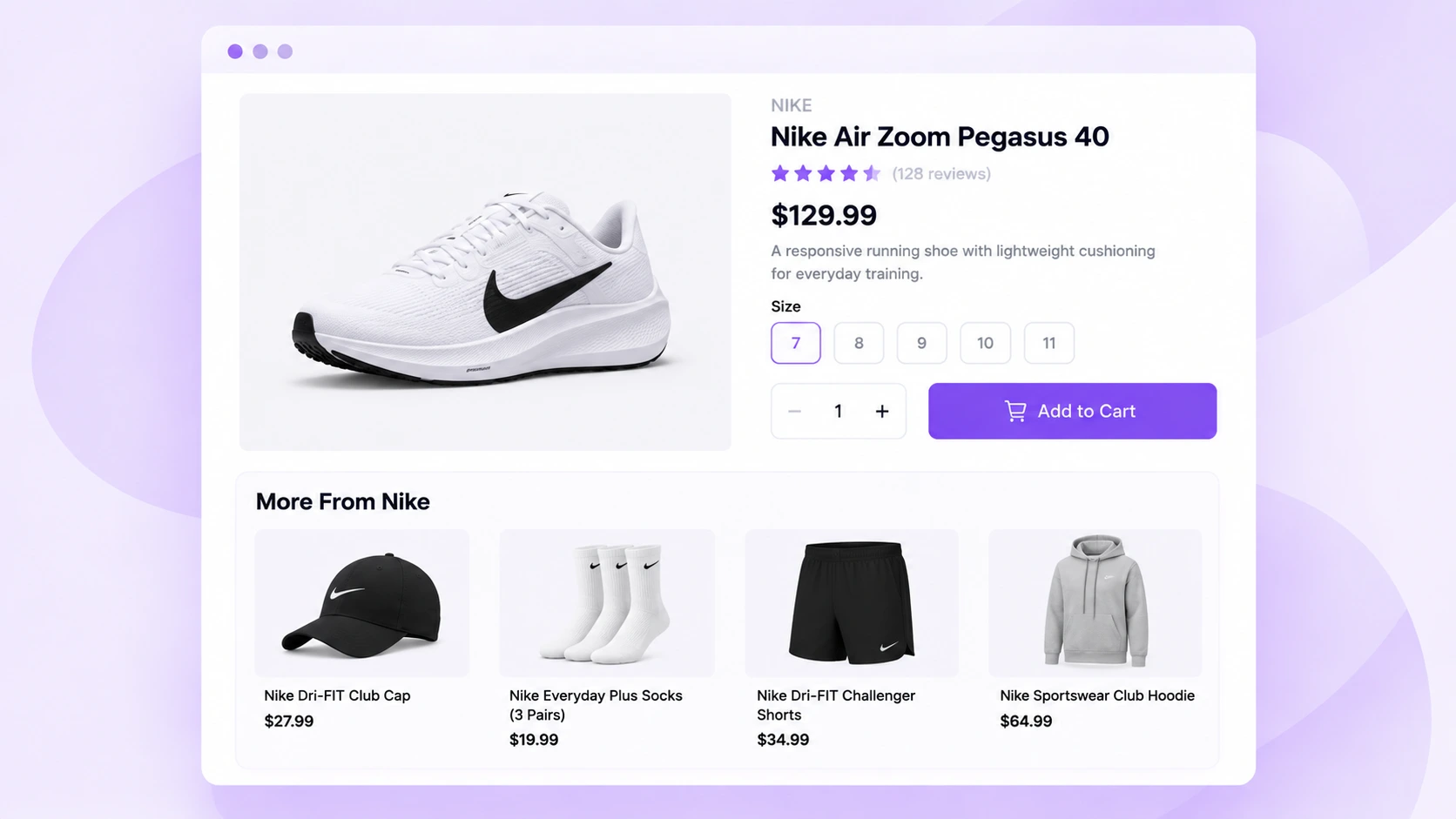 Banner image showing recommendation from the same brand