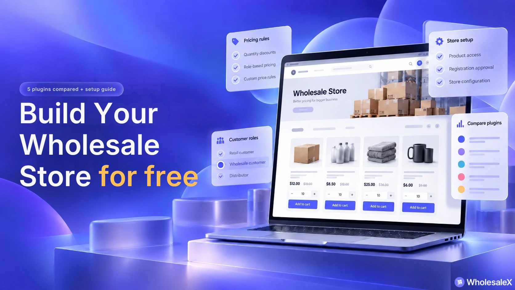 Build Your Wholesale Store for free