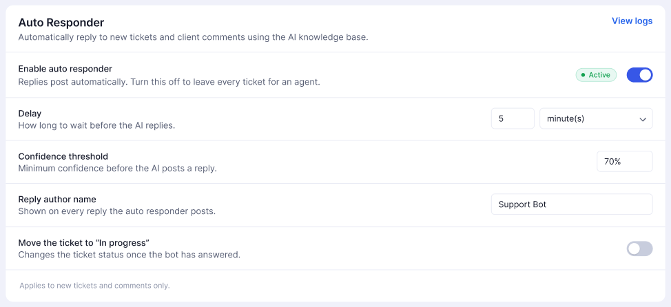 Image showing AI confidence threshold