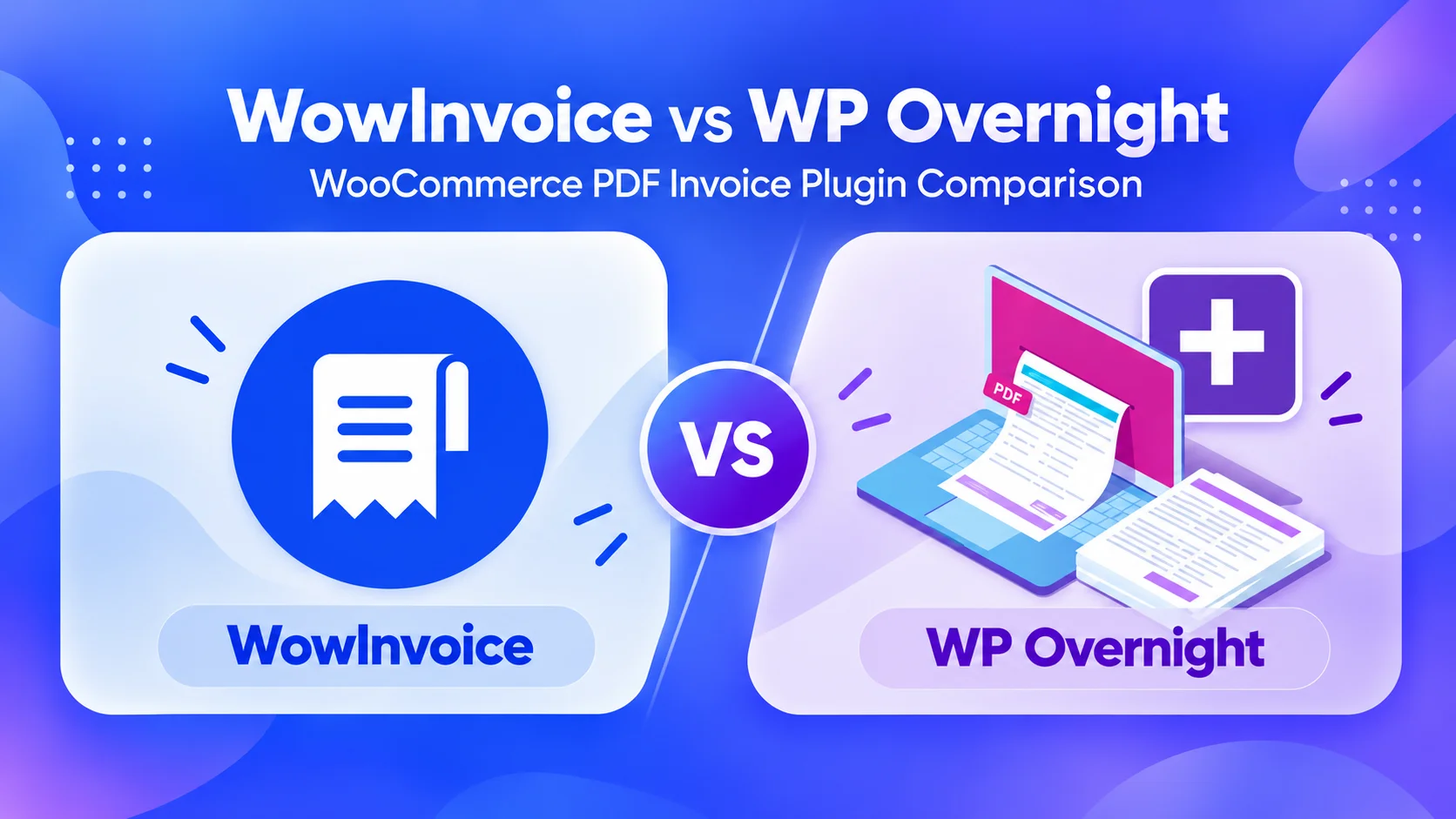 WowInvoice vs WP Overnight: Which WooCommerce PDF Invoice Plugin Should You Choose?